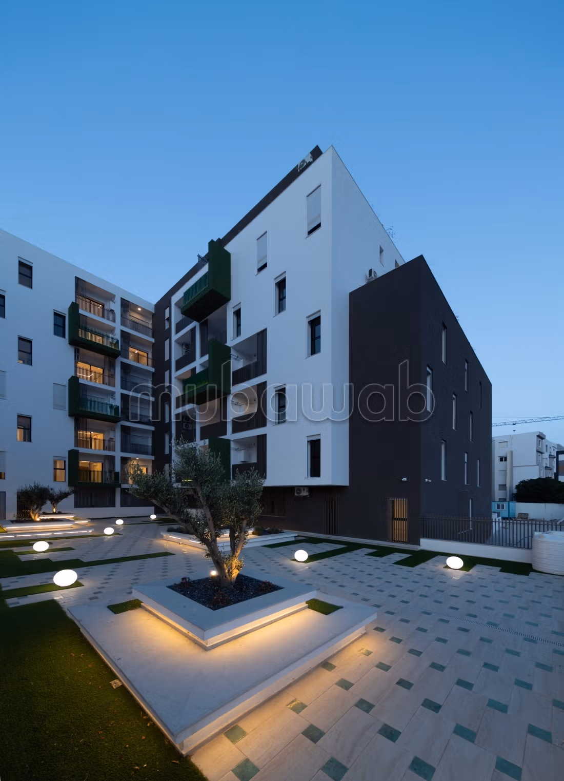 Affitto di uno splendido appartamento a Cité el Ghazela. 2 locali. Terrazzo e ascensore