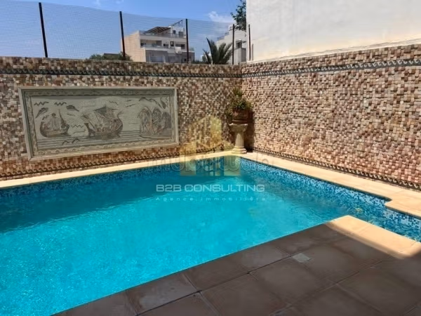 Location villa meublée à la marsa