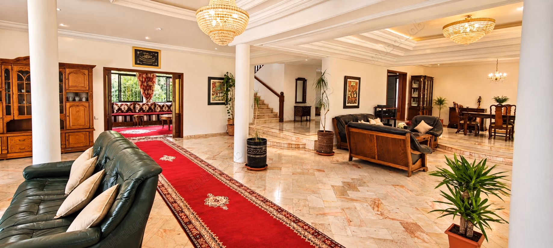 Prestigious furnished villa for rent – L’Orangeraie de Souissi, Rabat