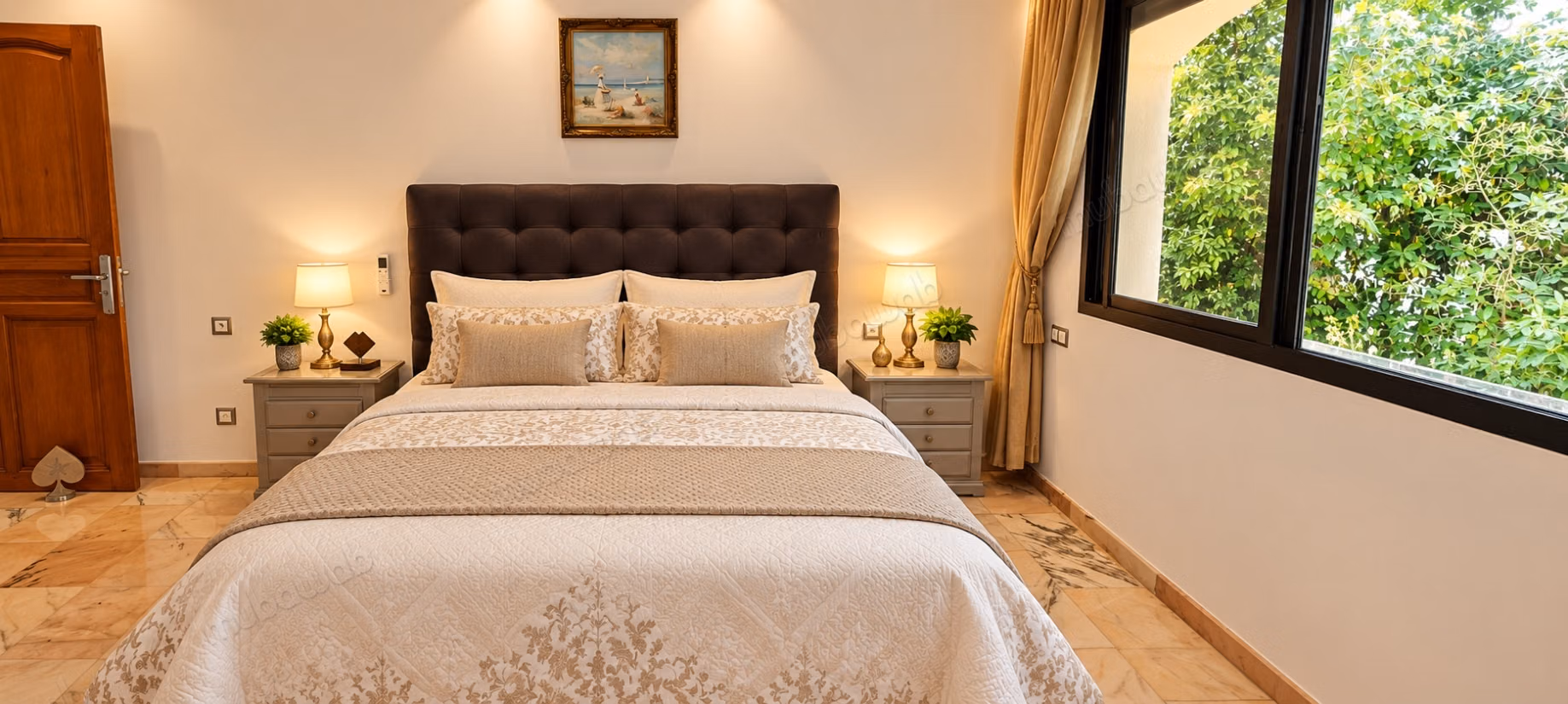 Prestigious furnished villa for rent – L’Orangeraie de Souissi, Rabat