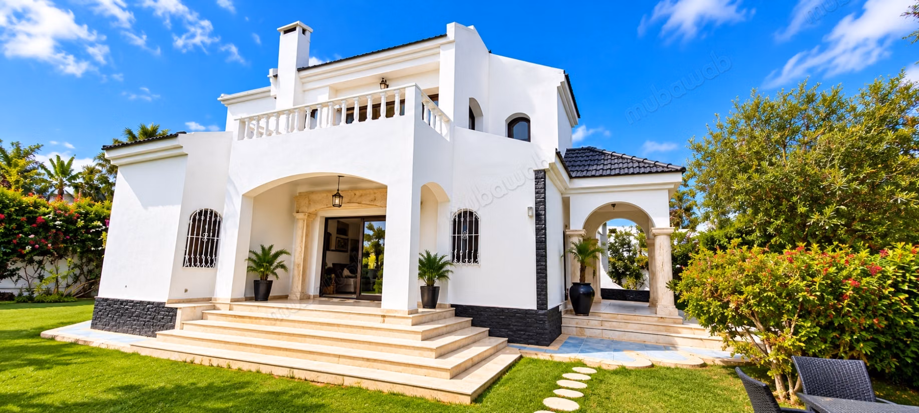 Prestigious furnished villa for rent – L’Orangeraie de Souissi, Rabat