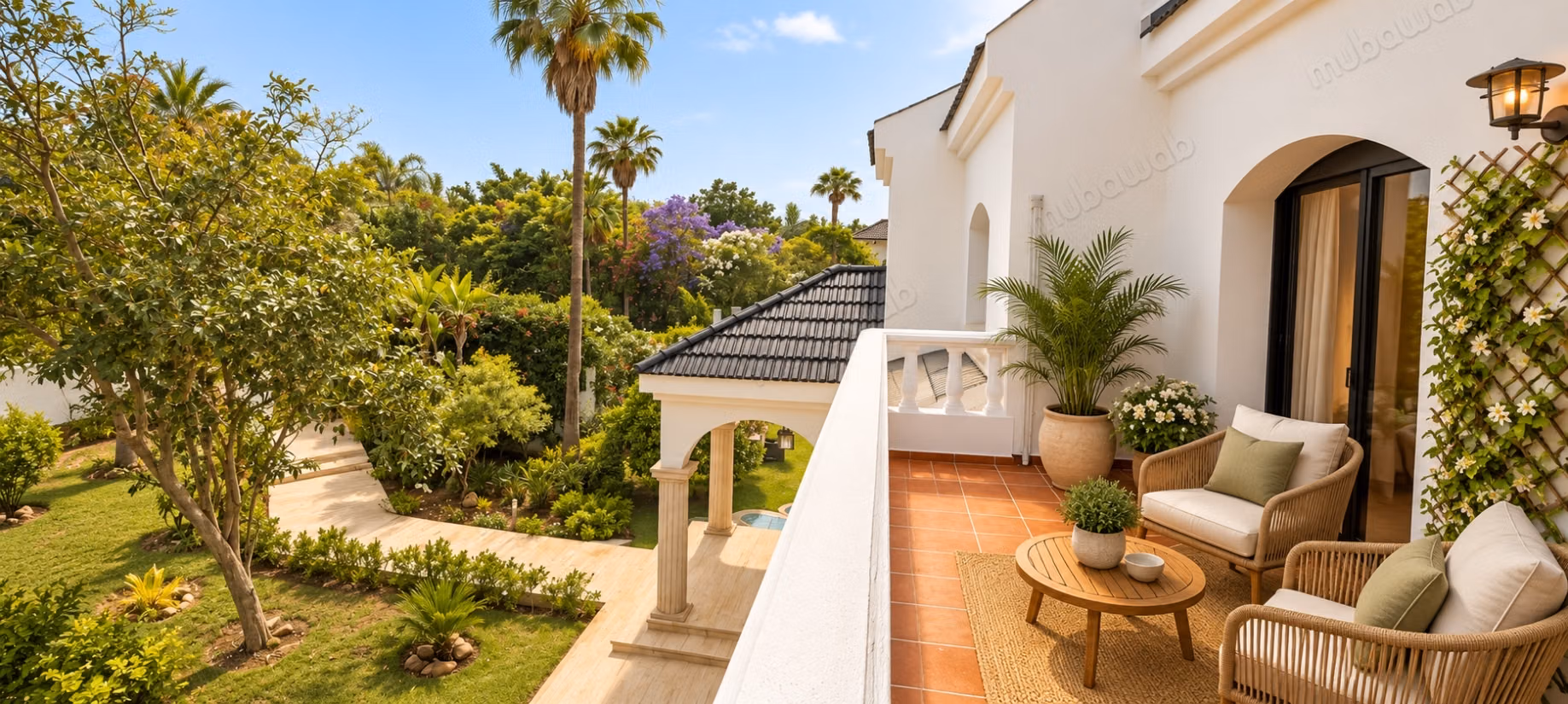 Prestigious furnished villa for rent – L’Orangeraie de Souissi, Rabat