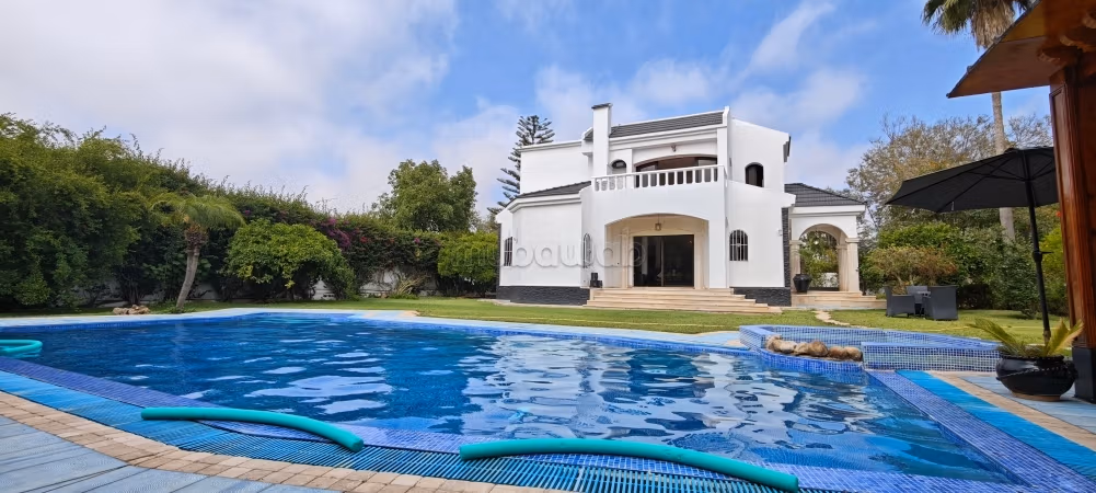 Villa de prestige meublée à louer – L’Orangeraie de Souissi, Rabat