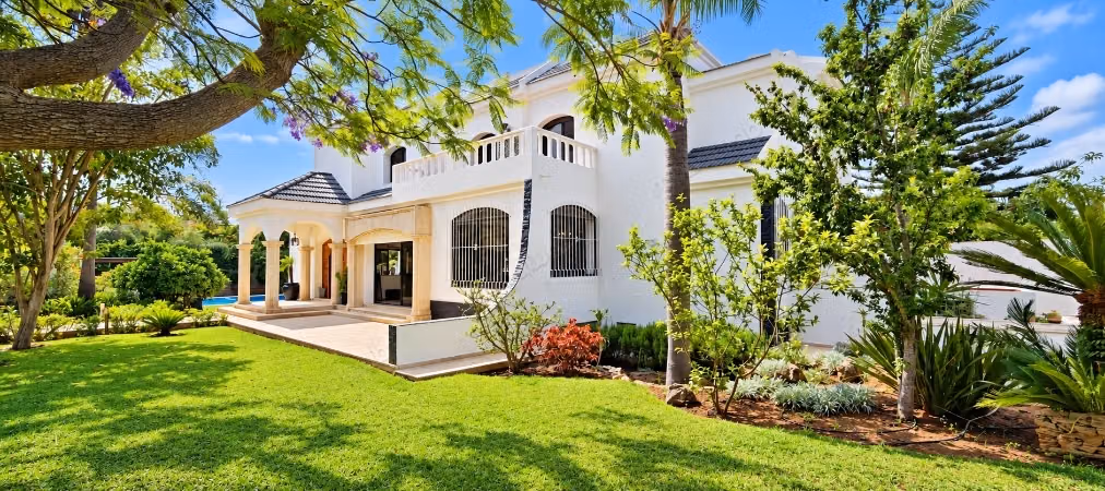 Prestigious furnished villa for rent – L’Orangeraie de Souissi, Rabat