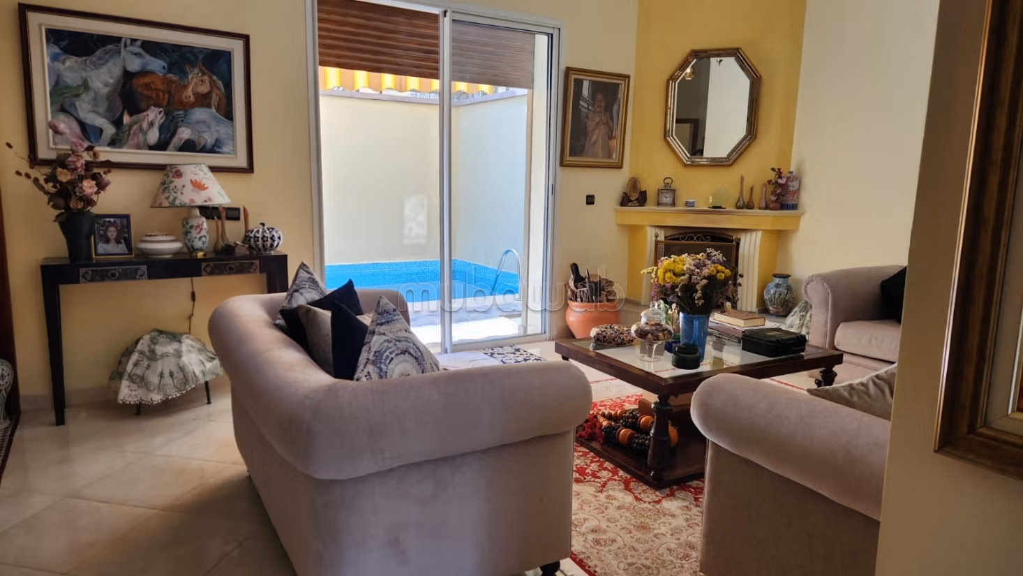 À louer: villa 4 chambres à targa, avec piscine — 4
