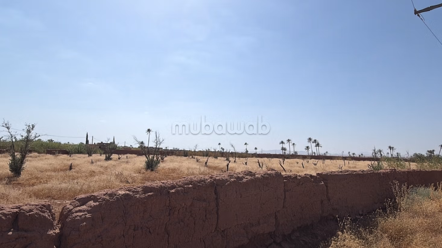 Perceel van 15.000 m² met eigendomstitel op 20 km van Marrakech