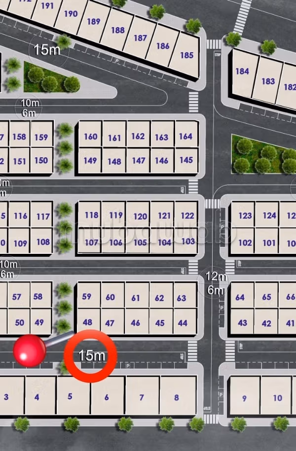 Terrain à vendre dans la subdivision Noor Kanouze. Superficie totale 89 m²