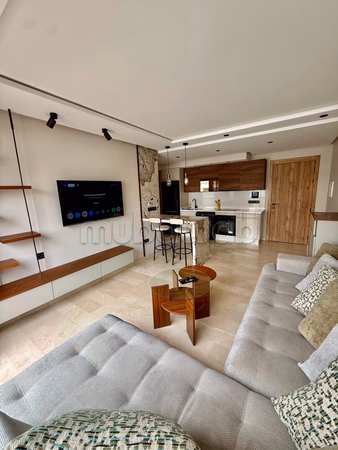Studio Rare terrasse privative dernier étg — 2