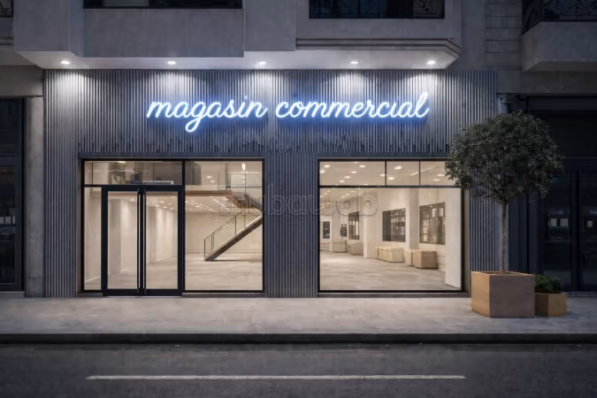 Local Commercial aménagé 380m² en plein Socrate