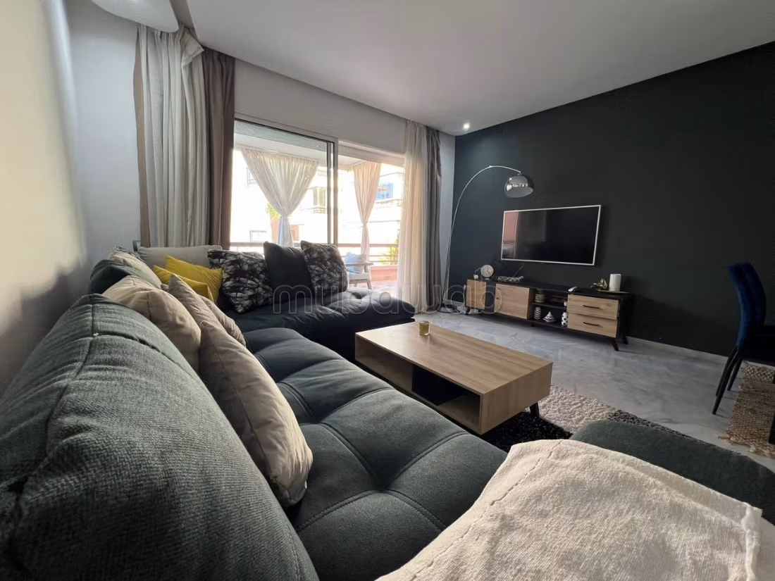 Appartement à louer à Agdal. 2 chambres. Bien meublé