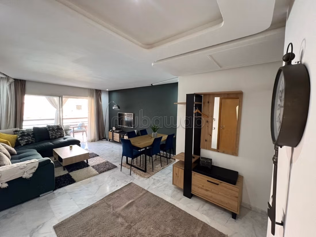Appartement à louer à Agdal. 2 chambres. Bien meublé — 2