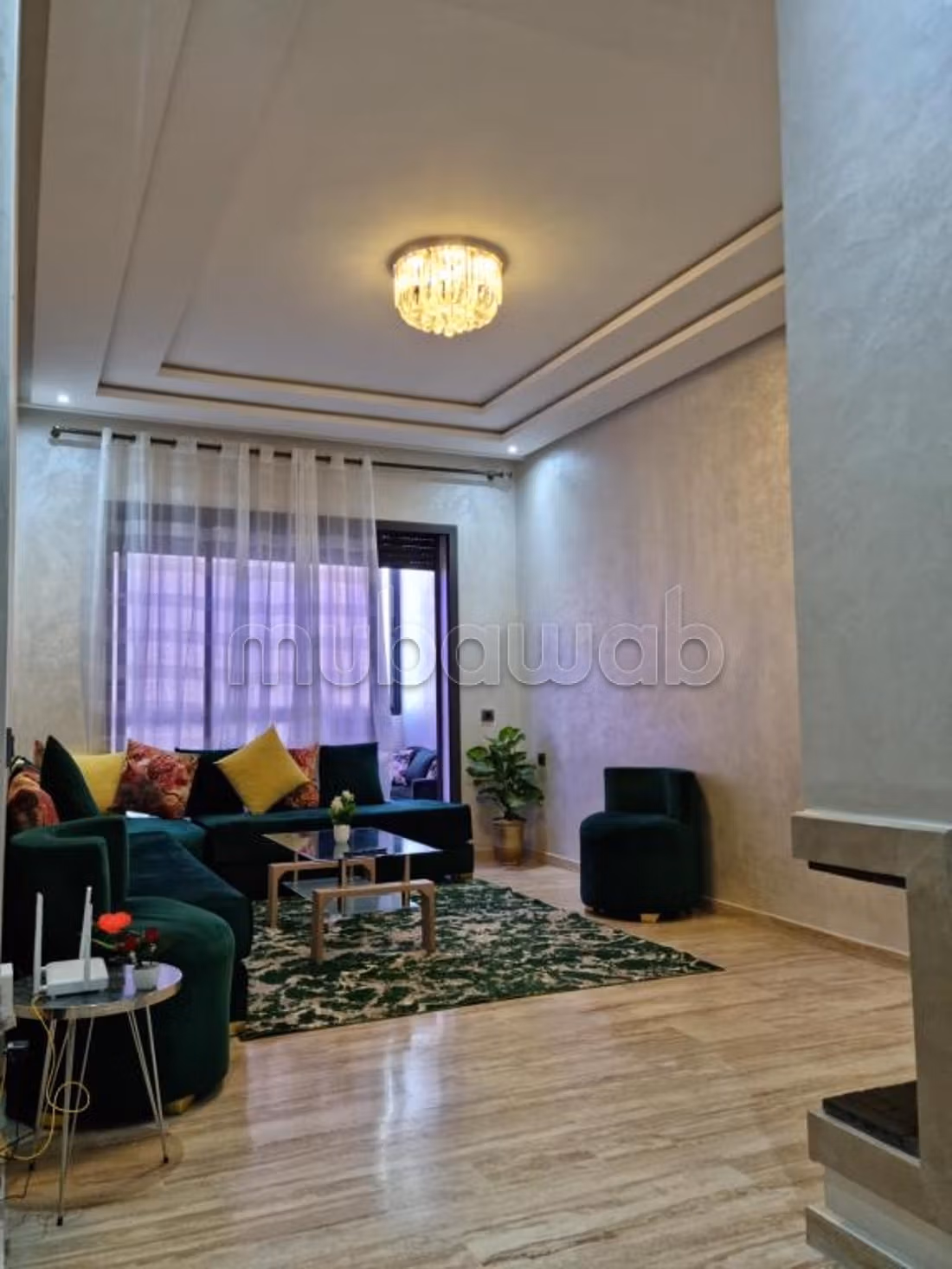 Spacious apartment with pool in Dar Bouazza