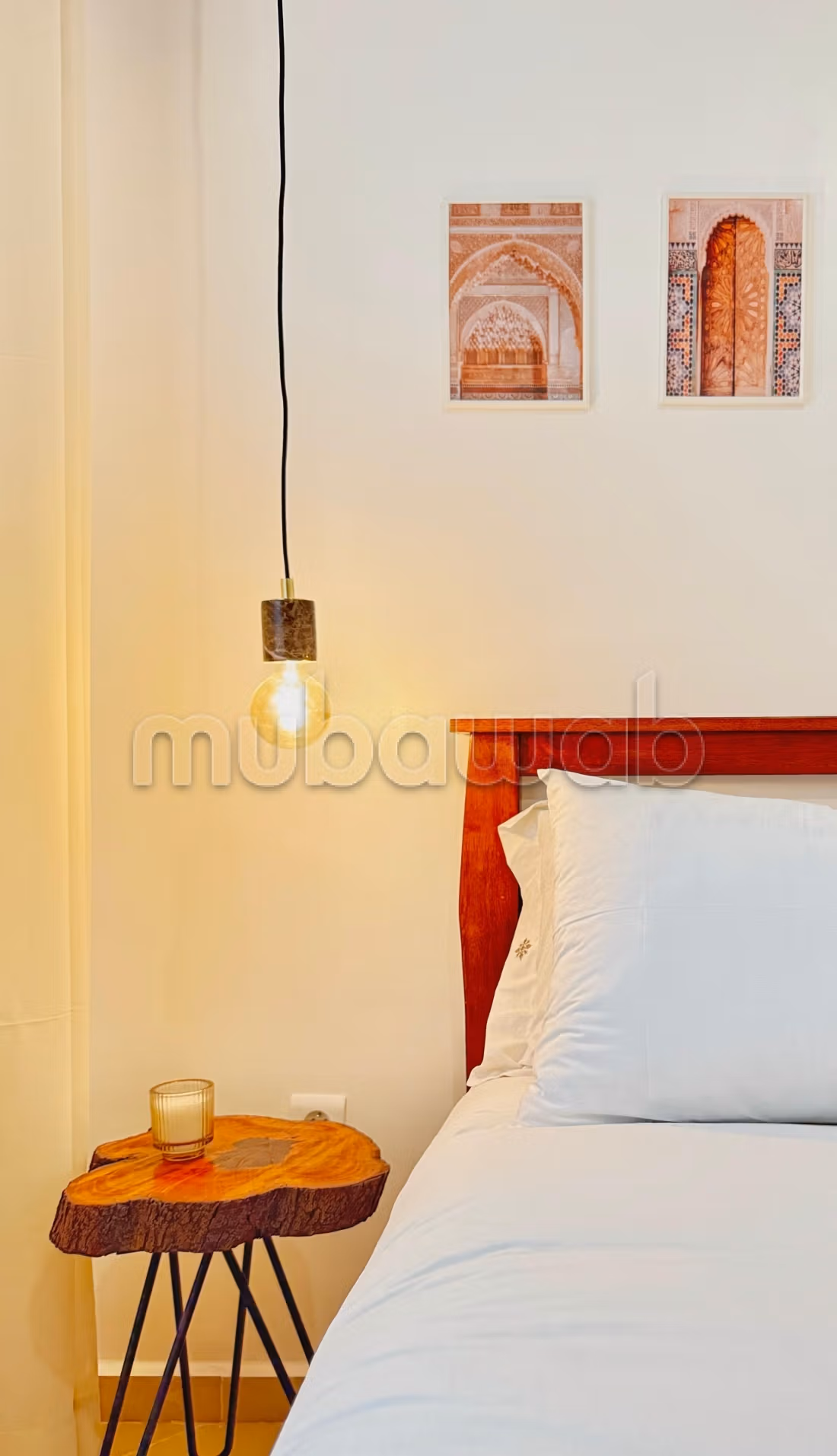 Magnifique appartement en location à Route de l'Ourika.
Superficie 70 m².
Bien meublé — 4