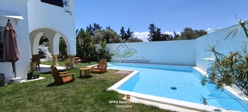 Location Estivale Une Villa S4 a Hammamet Centre