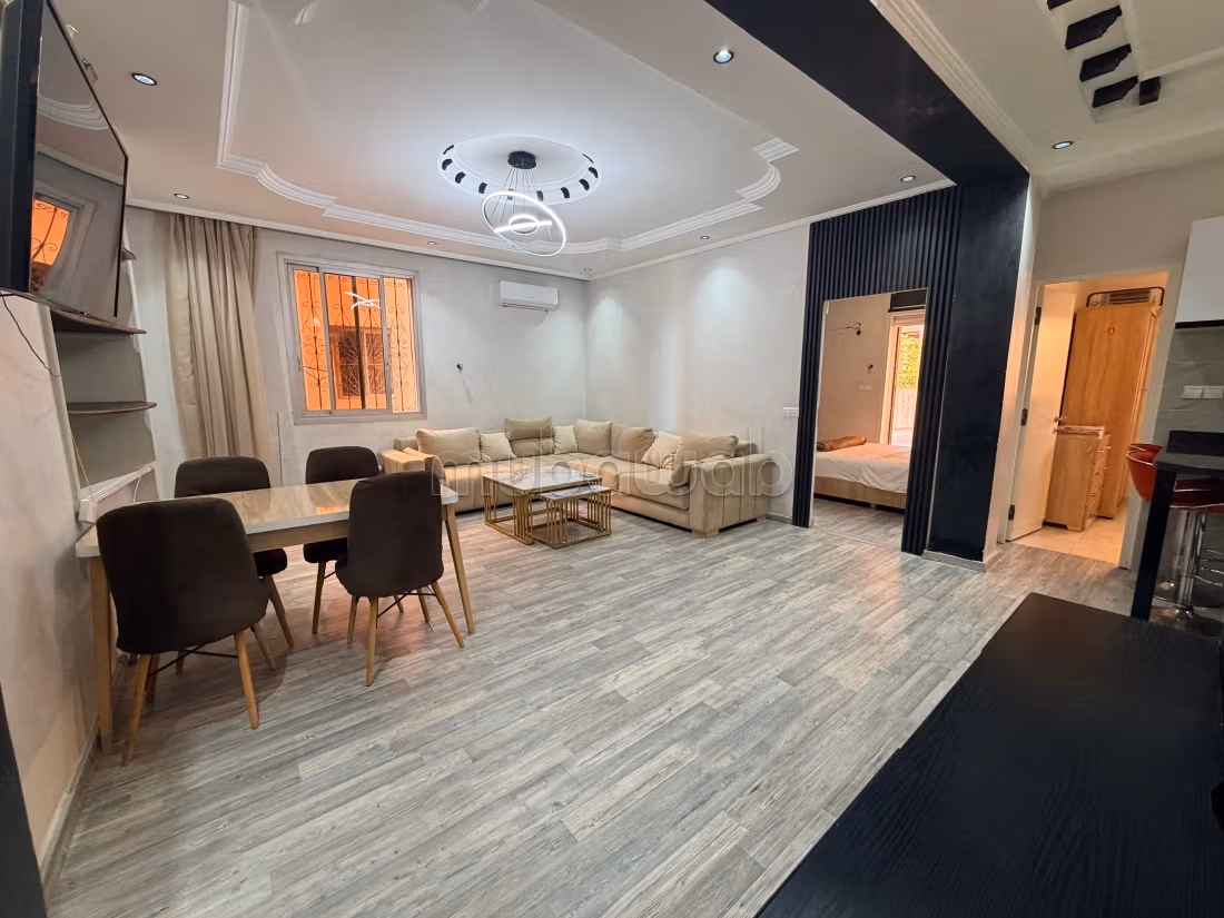 Appartement Meublé à Louer – Hyper Centre Gueliz – 70 m² avec Terrasse