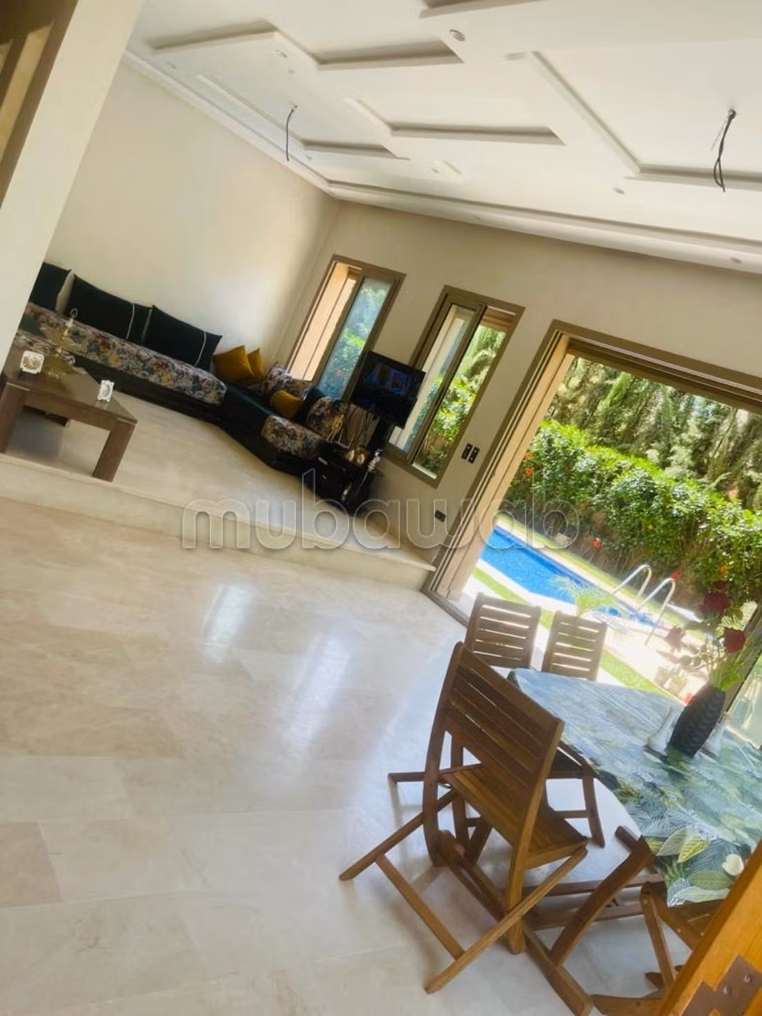 Empty Villa with Traditional Hammam and Pool – Long-Term Rental in Targa Marrakech