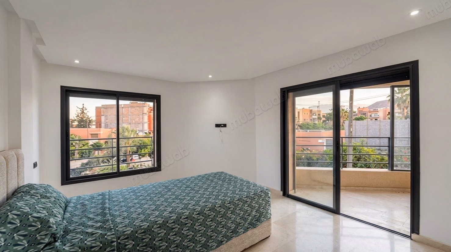 Appartement moderne meublé à louer à Guéliz