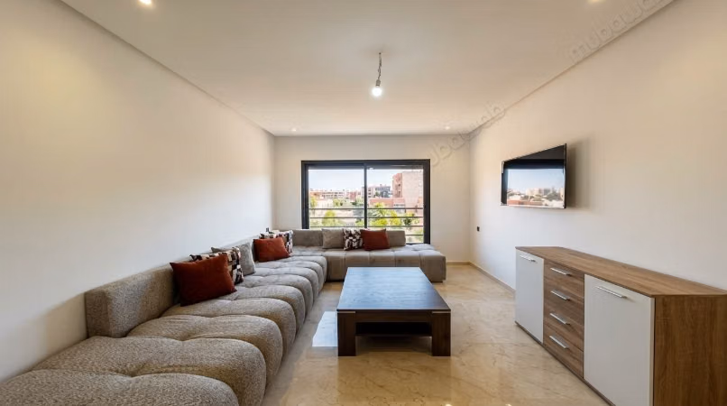Appartement moderne meublé à louer à Guéliz
