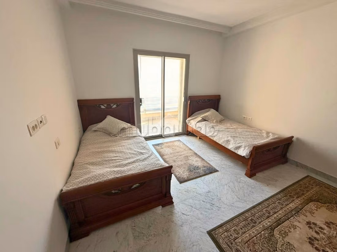 A furnished apartment is available for rent