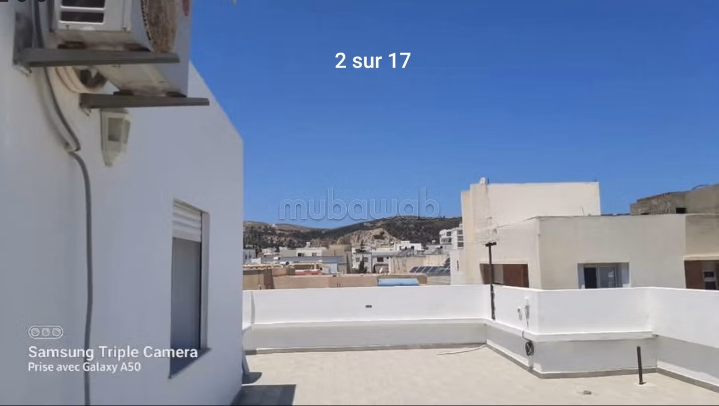 A modern, air-conditioned studio with a sea view