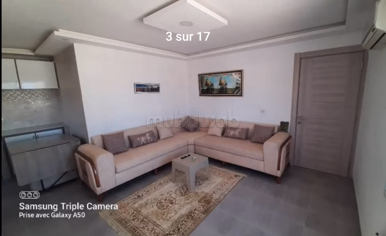 A modern, air-conditioned studio with a sea view