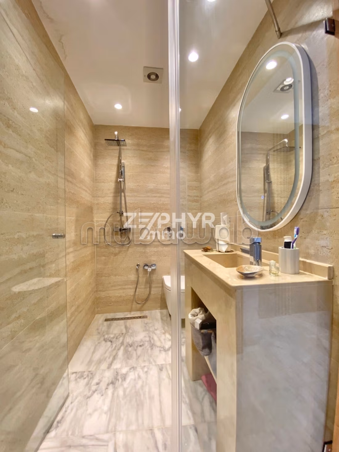 A vendre Duplex S3 avec vue mer à gammarth
