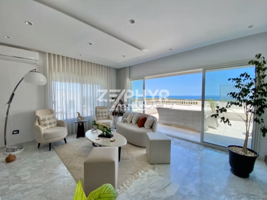 A vendre Duplex S3 avec vue mer à gammarth