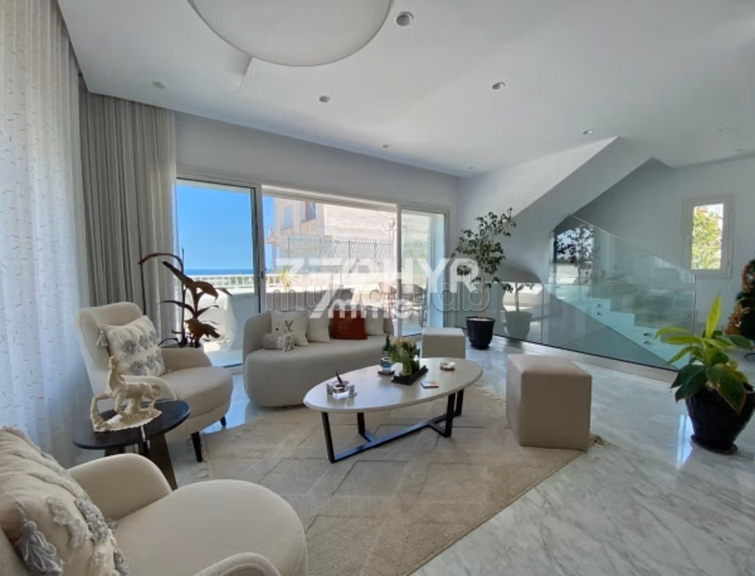 A vendre Duplex S3 avec vue mer à gammarth