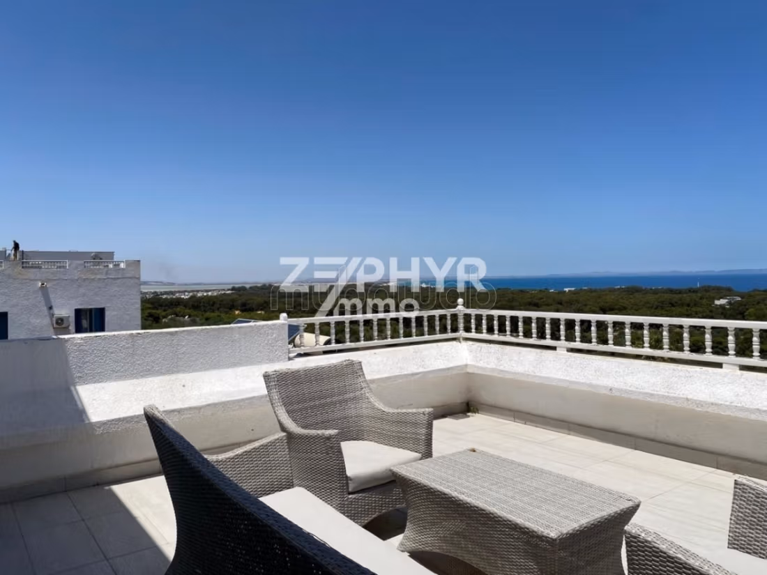 A vendre Duplex S3 avec vue mer à gammarth