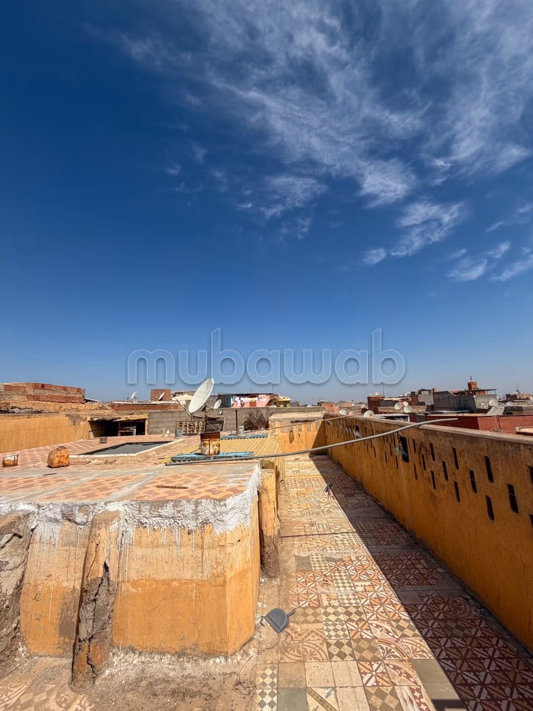 Riad titré 151 m², 8 chambres, terrasse vue Médina
