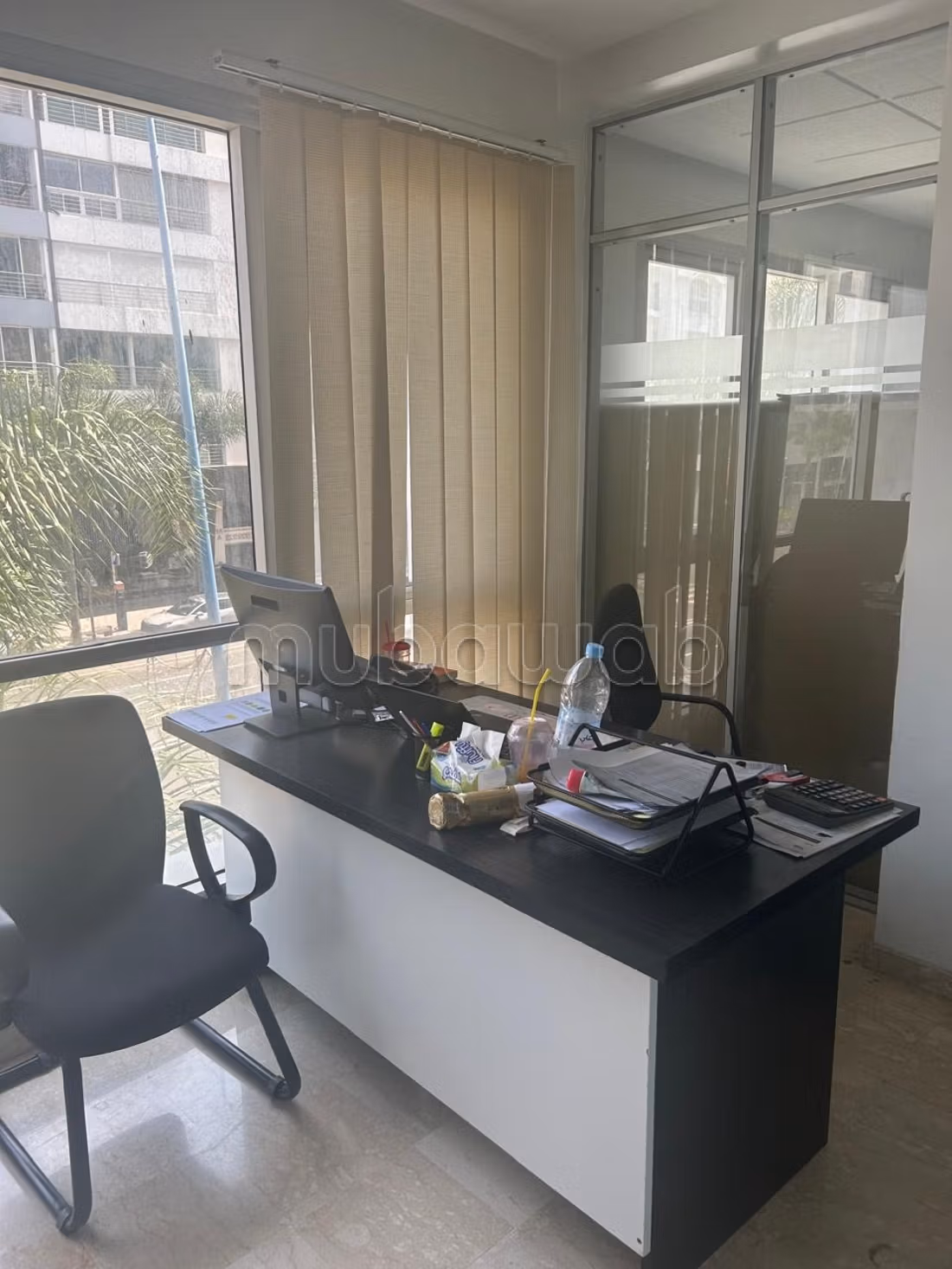 Massira El Khadra Office 90m2 For Rent New Partitioned Parking