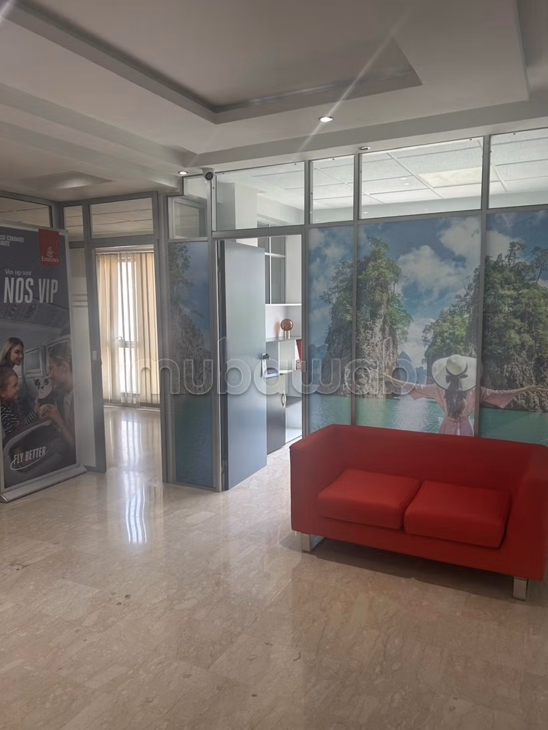 Massira El Khadra Office 90m2 For Rent New Partitioned Parking