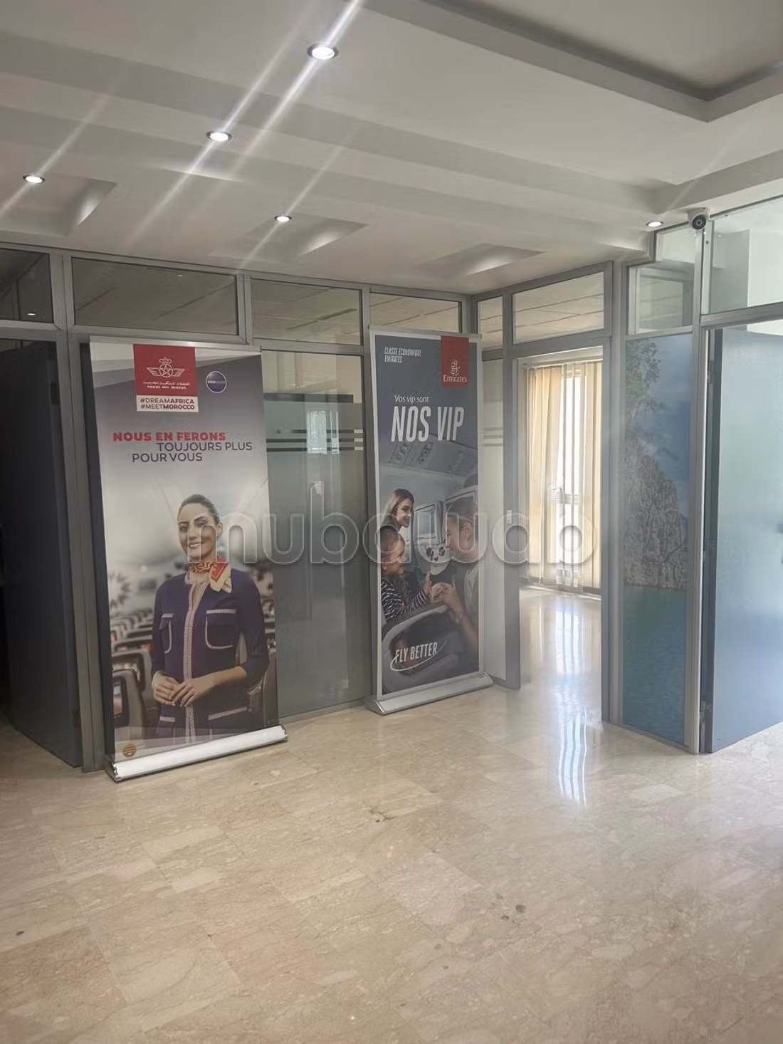 Massira El Khadra Office 90m2 For Rent New Partitioned Parking