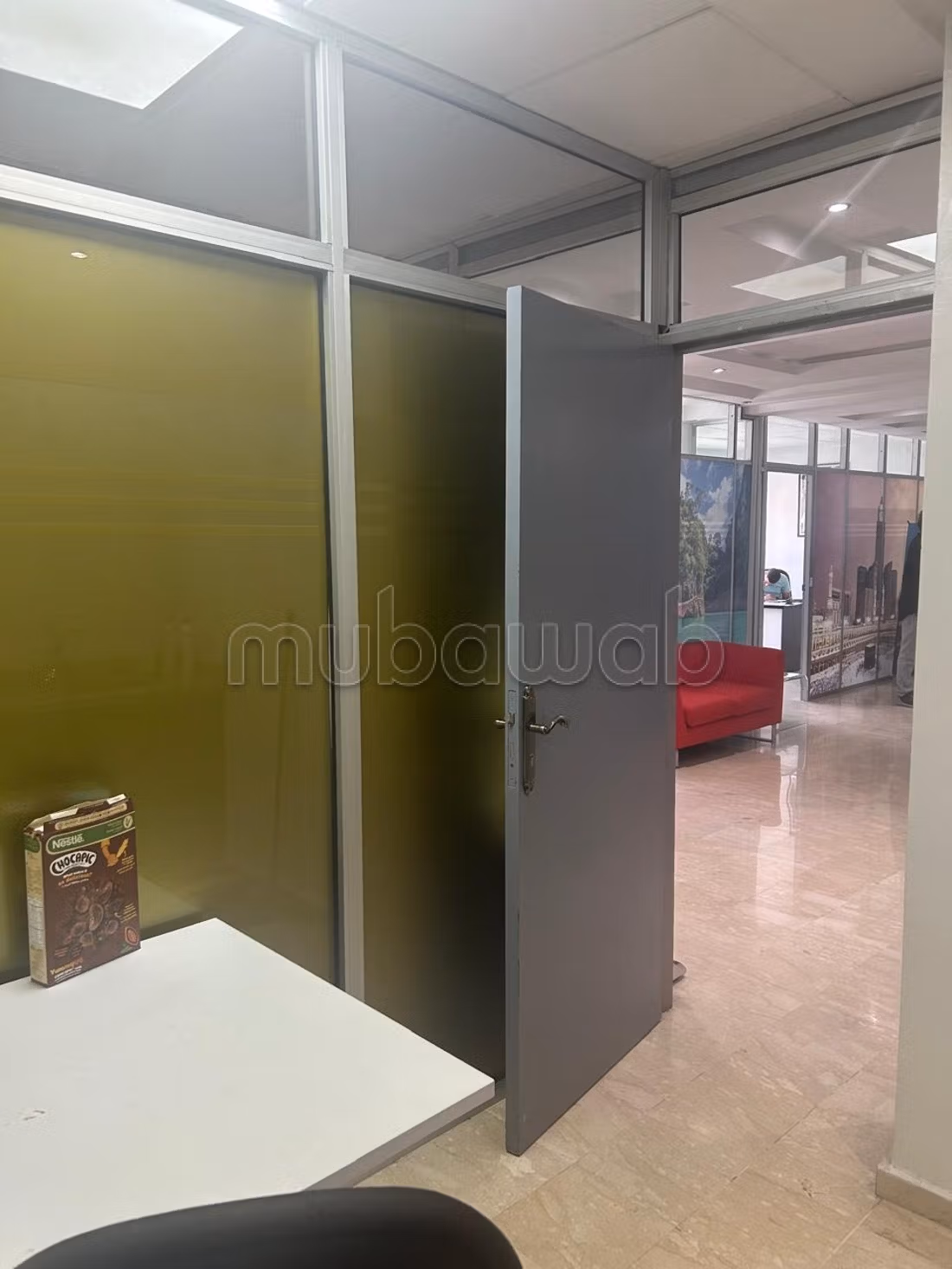 Massira El Khadra Office 90m2 For Rent New Partitioned Parking