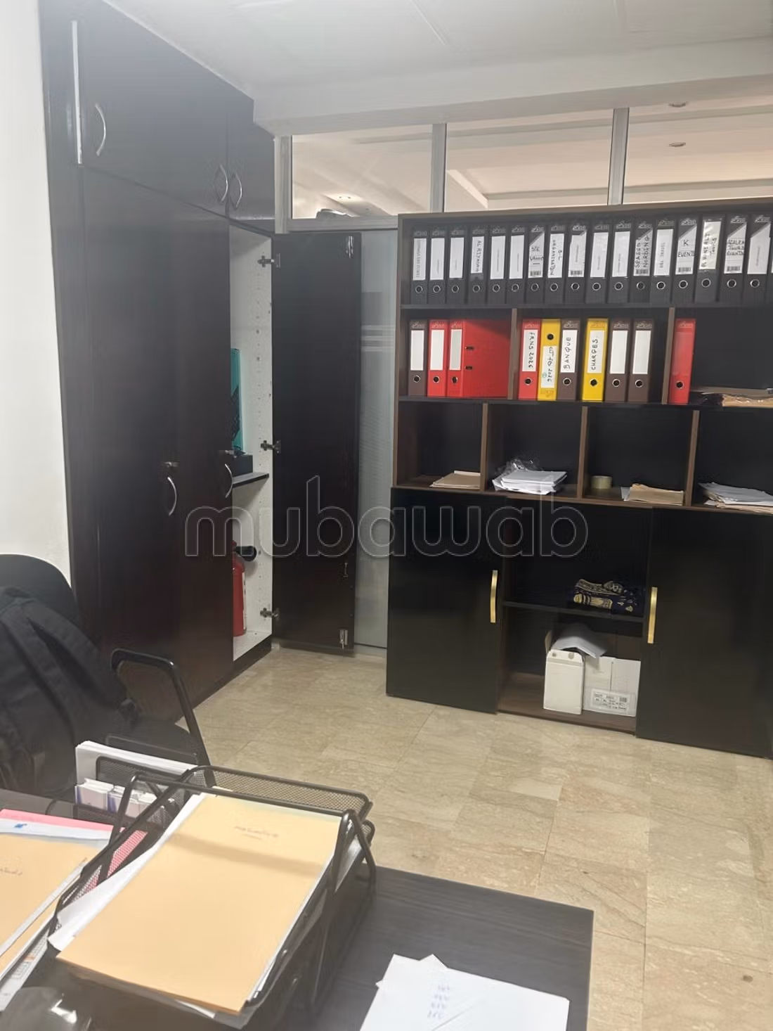 Massira El Khadra Office 90m2 For Rent New Partitioned Parking