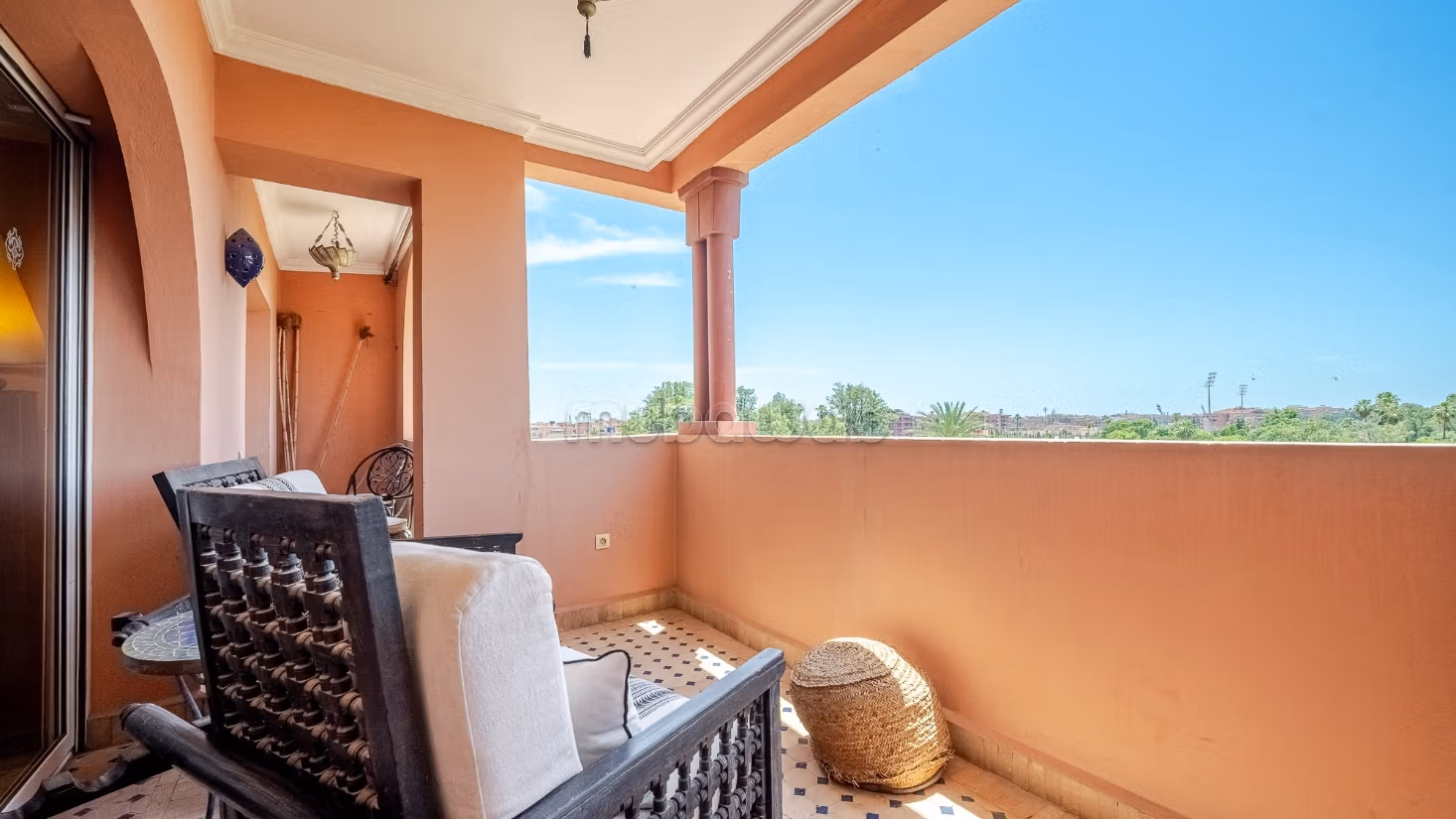 Attico Hivernage 4 ch Terrazza