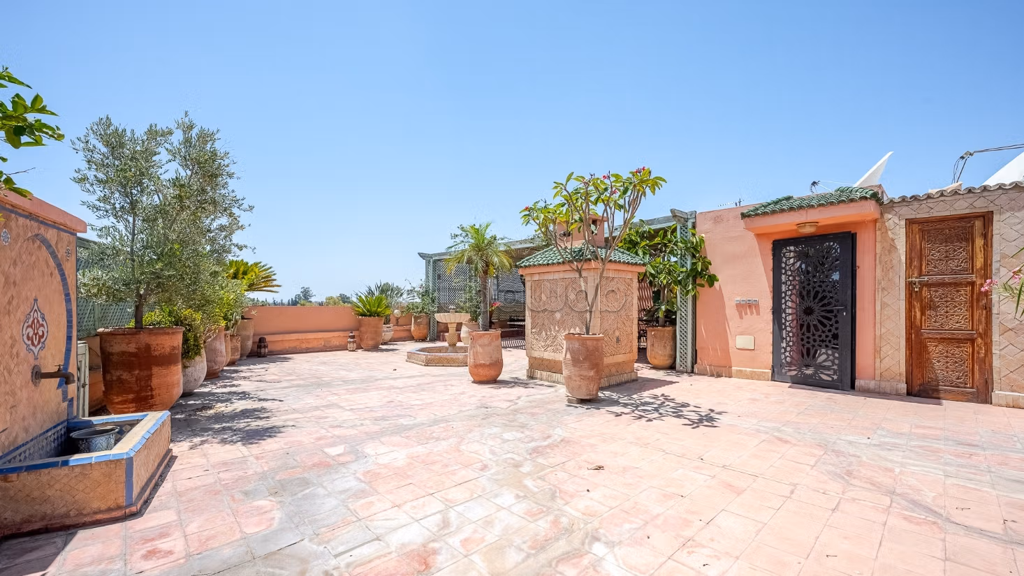 Attico Hivernage 4 ch Terrazza
