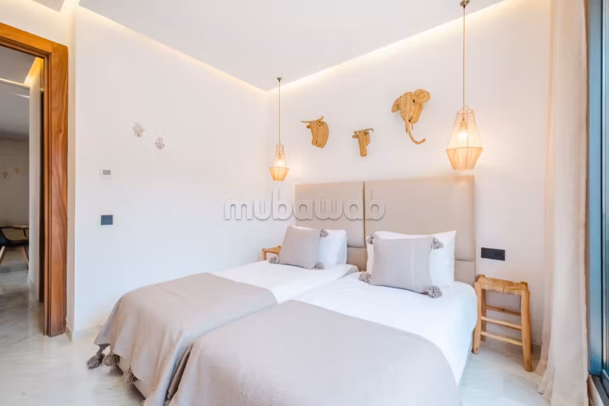 Elegante appartamento arredato con 2 camere a Guéliz