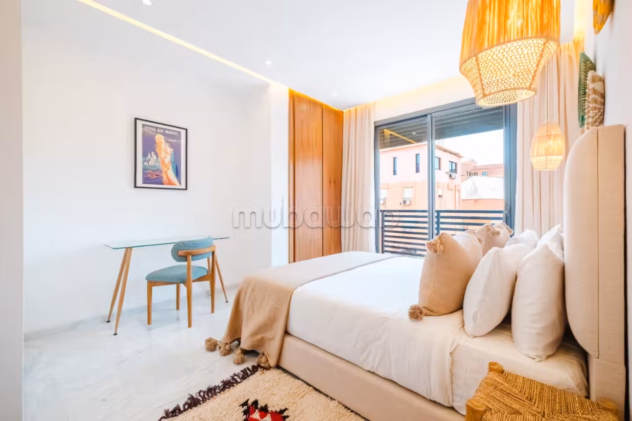 Elegante appartamento arredato con 2 camere a Guéliz