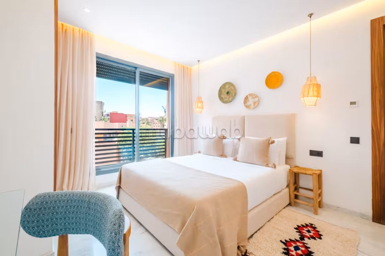 Elegante appartamento arredato con 2 camere a Guéliz
