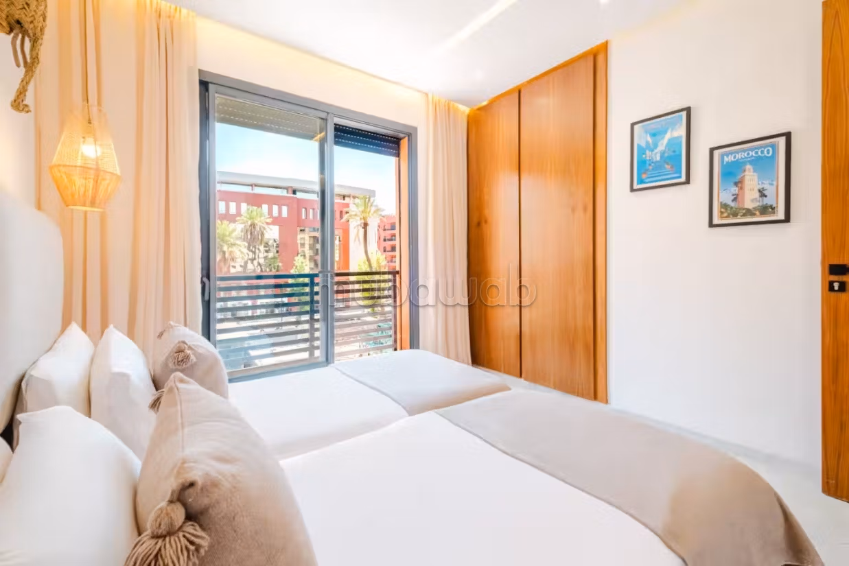 Elegante appartamento arredato con 2 camere a Guéliz