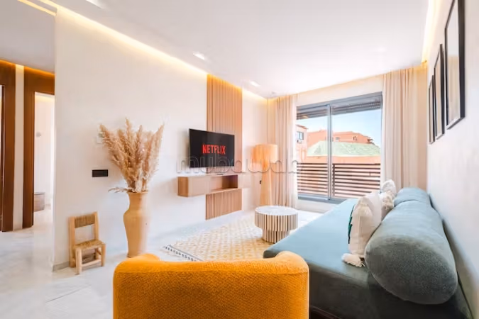 Chic appartement meublé 2 chambres à guéliz