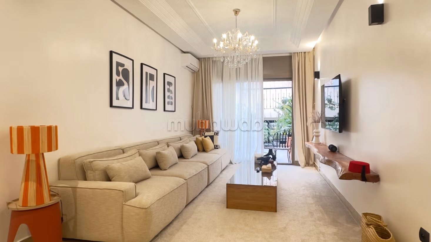 Très bel appartement en location à Agdal. 2 belles chambres. Bien meublé
