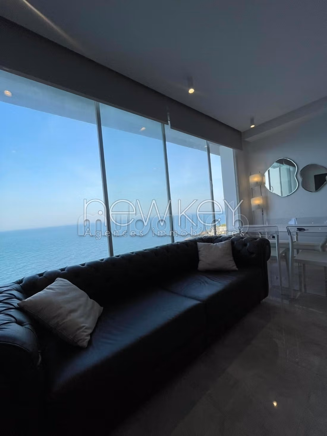 Appartamento S2 arredato con vista mare a Gammarth