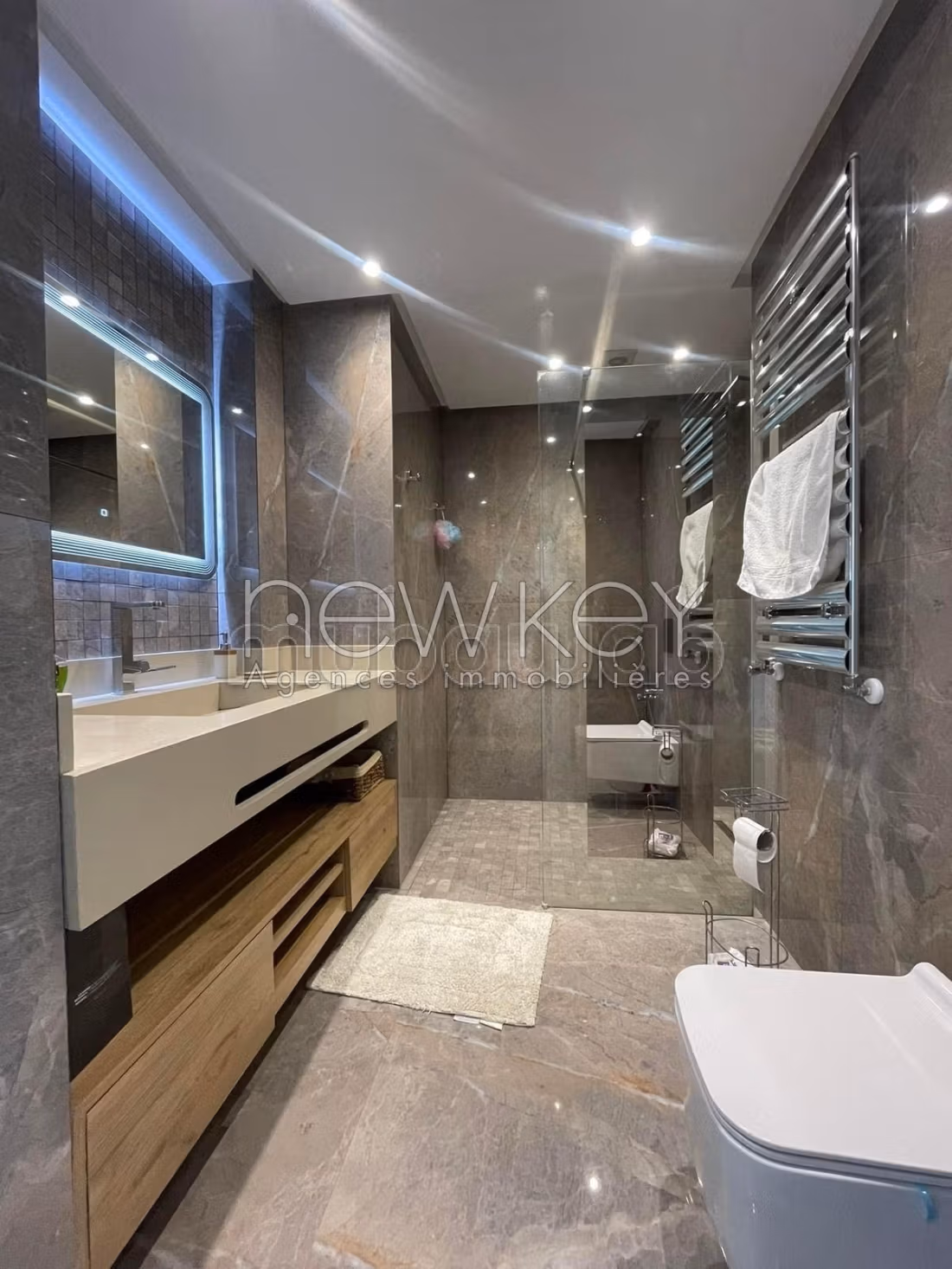 Appartamento S2 arredato con vista mare a Gammarth