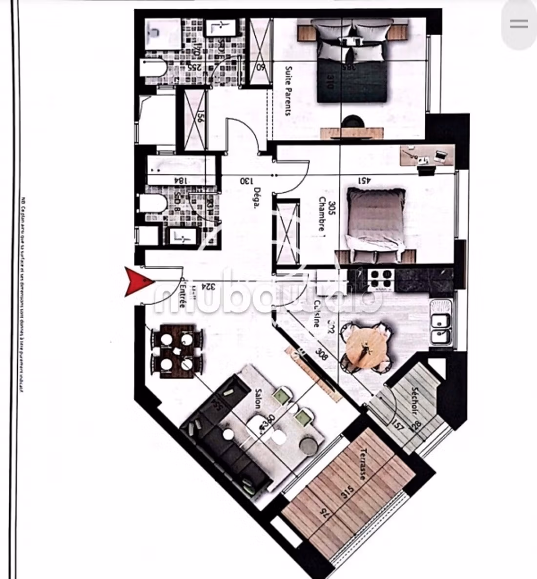 A Vendre un Appartement S 2 encours de constructio