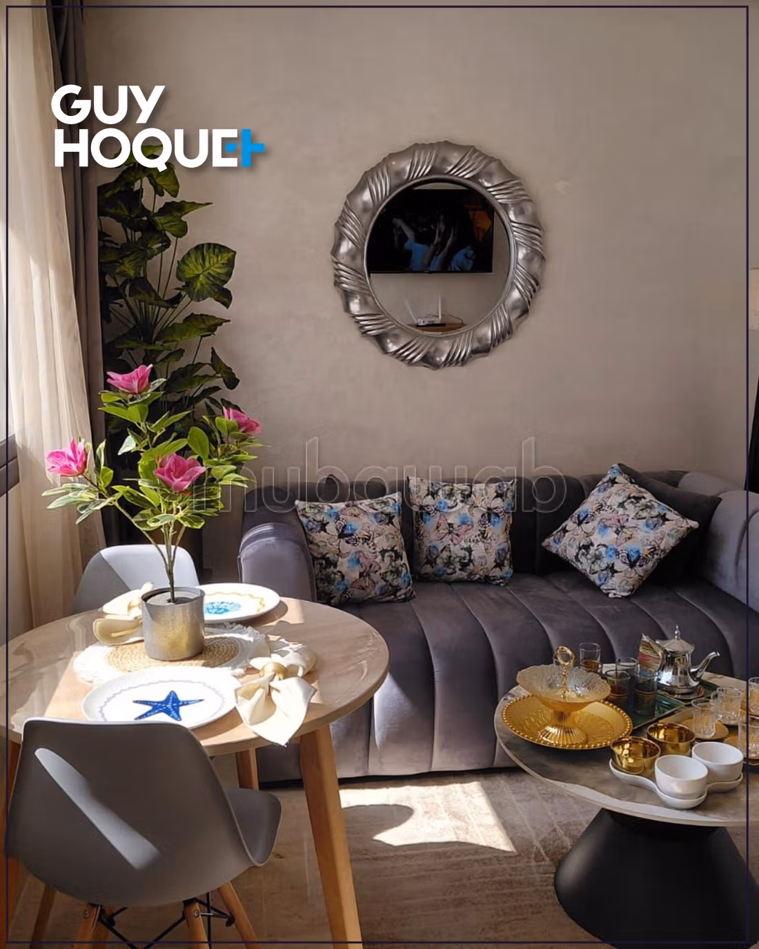 Studio meublé cosy et ensoleillé maarif