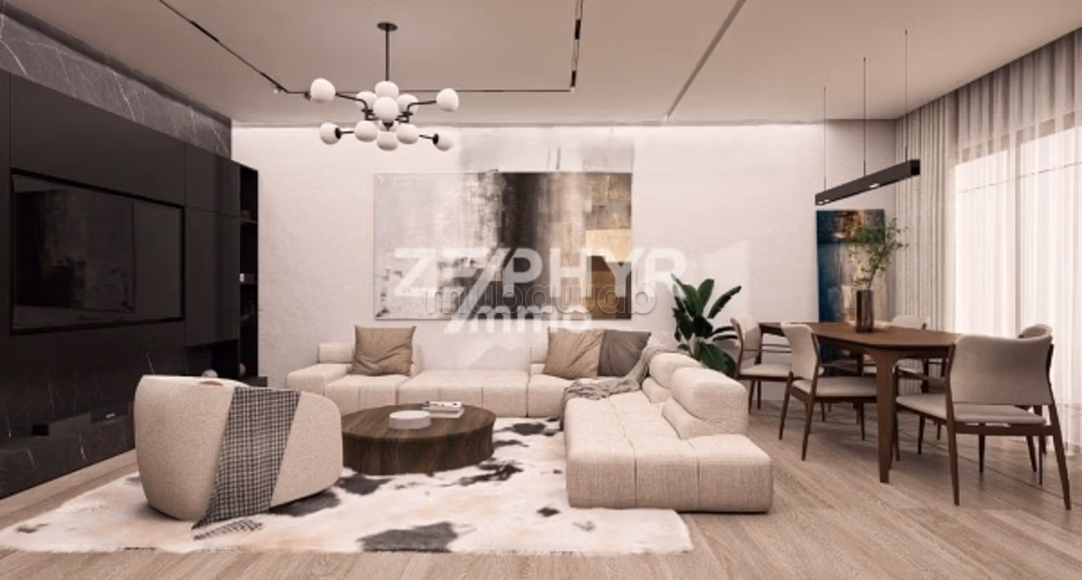 A vendre appartement S2 137m² avec piscine à la Marsa