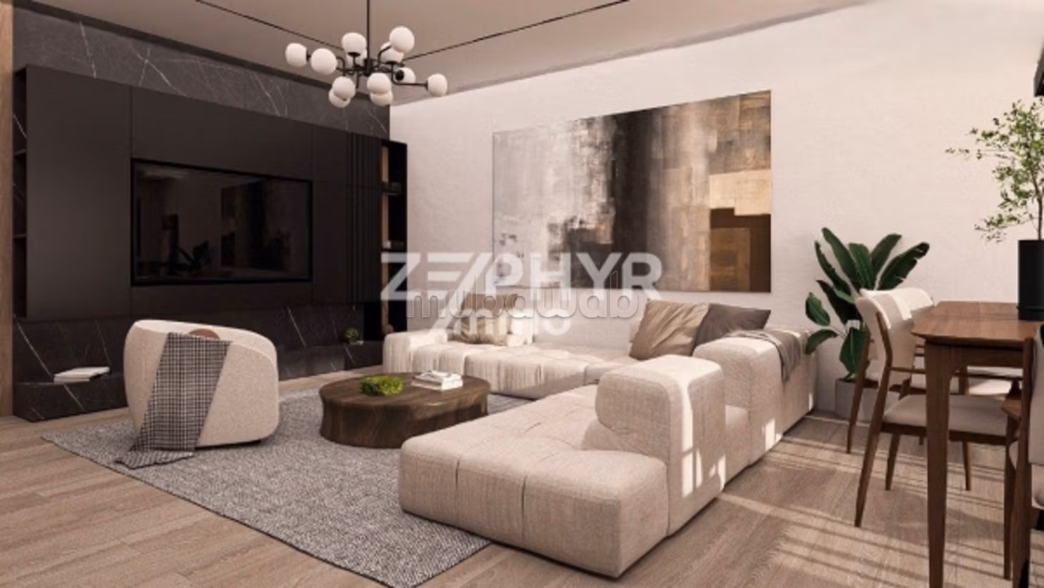 A vendre appartement S2 137m² avec piscine à la Marsa