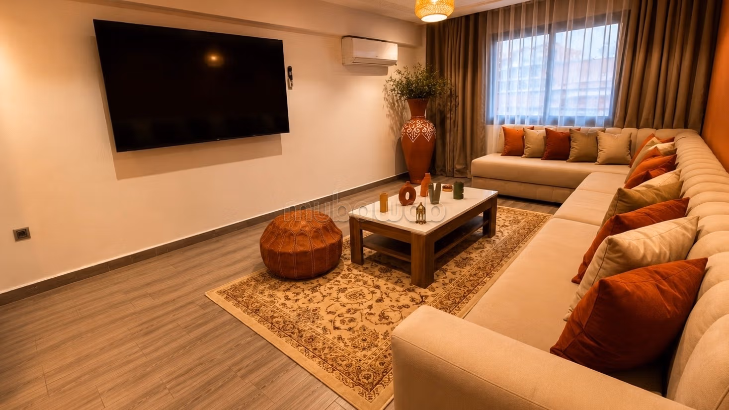 Bel appartement à vendre à Guéliz. Surface totale 78 m². Meublé — 5